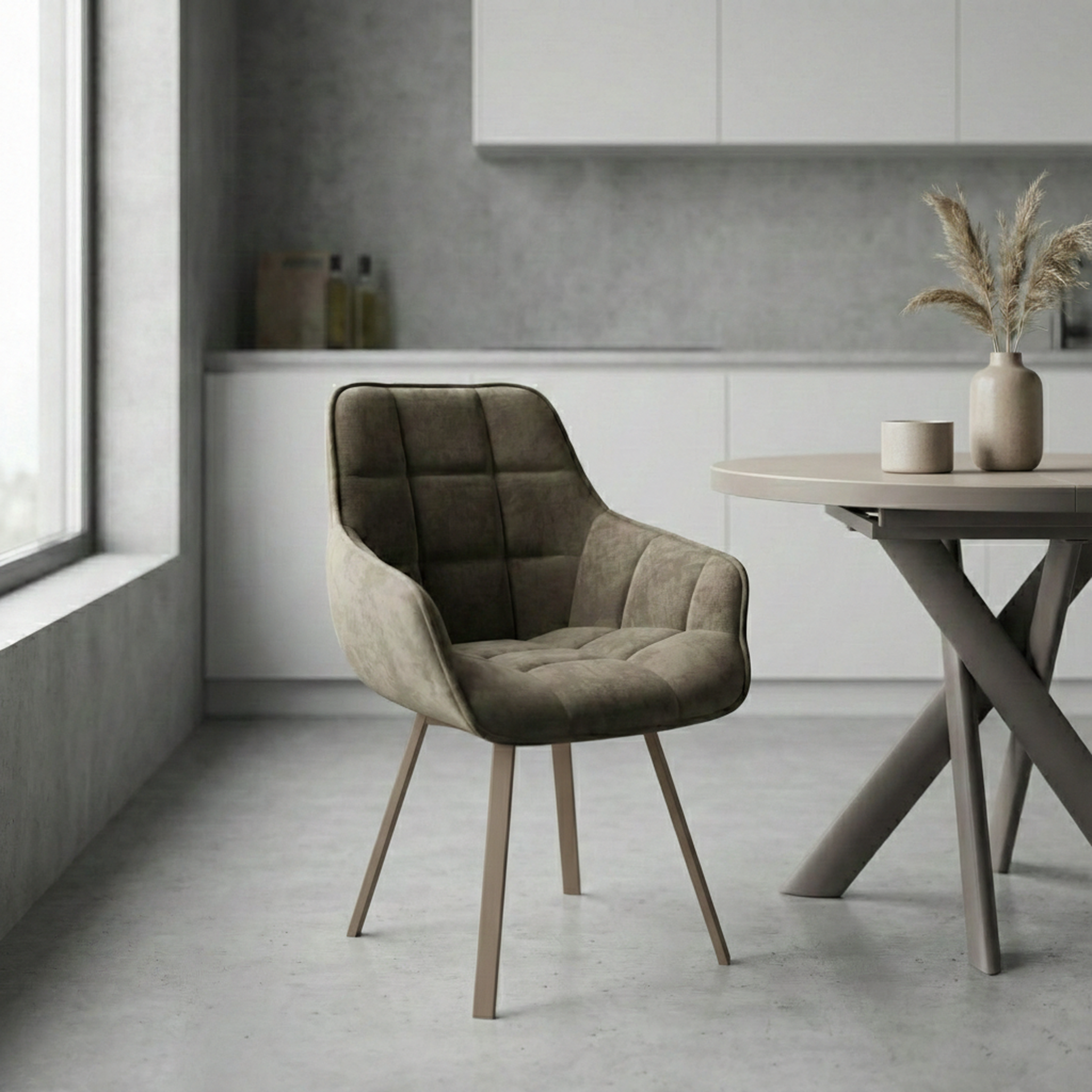 Стул ROMEO, КАПУЧИНОTAUPE (Latte LUX b5)