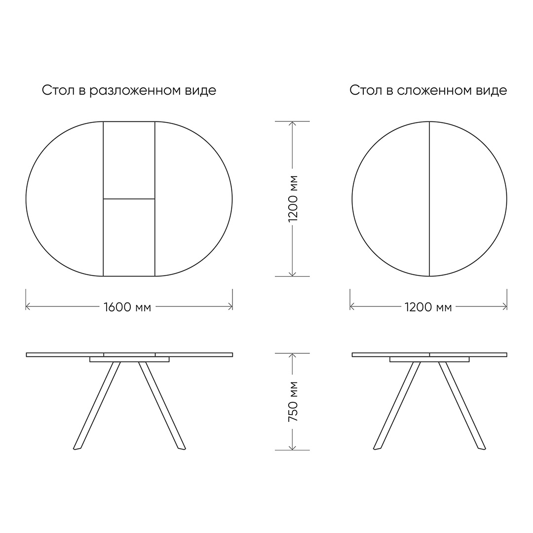 Оливер размеры