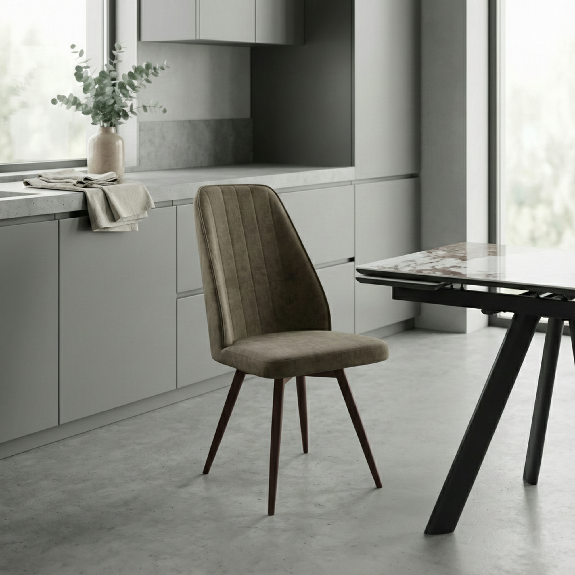 Стул LEONARD М-R1, ЧЕРНЫЙTAUPE (Latte LUX b5)2