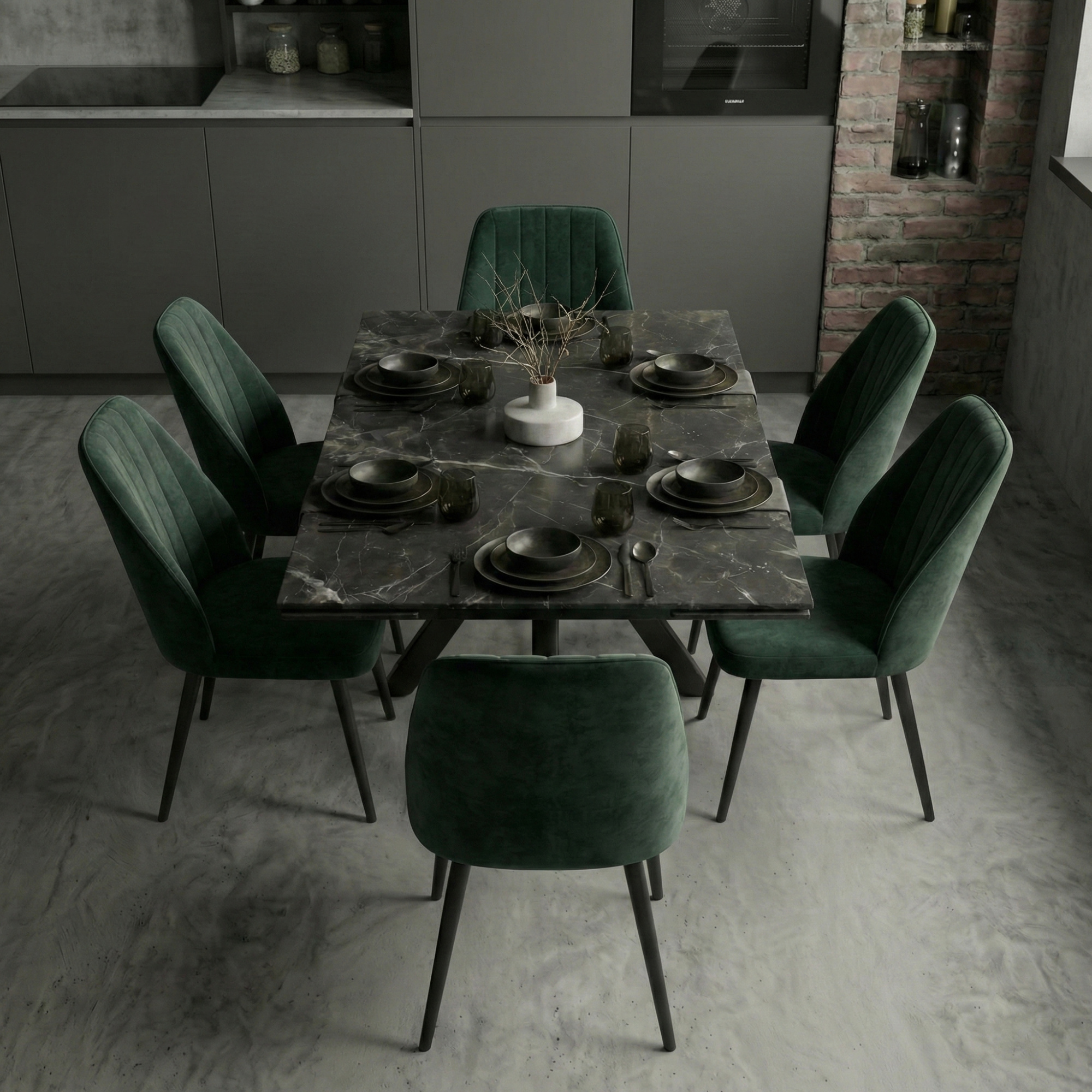 _0056_9. Стол JACK-140, раздвижной 140(30+30)х85, STONE BLACK ST CER_ЧЕРНЫЙ, (1 упак.) copy (2)